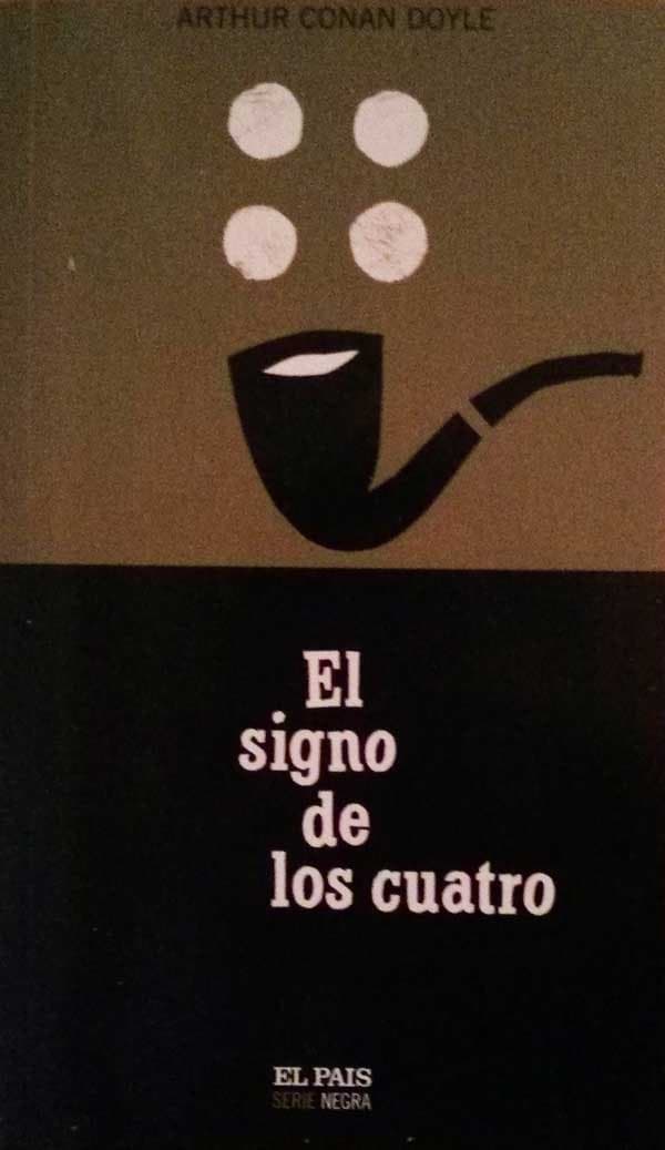 Portada de El Signo de los Cuatro (Serie Negra)