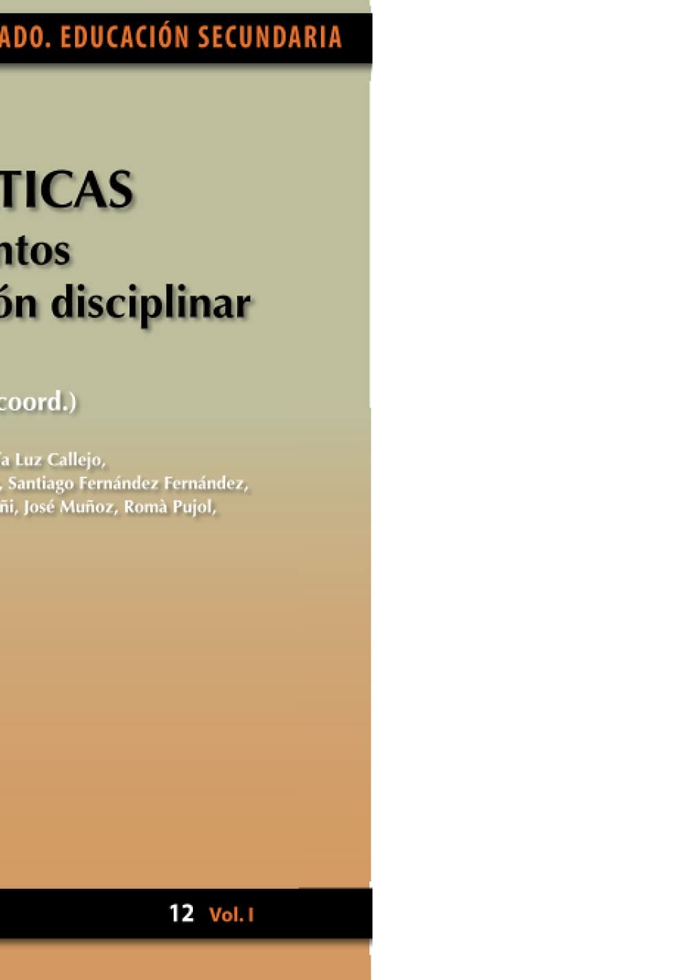 Portada de Matemáticas. Complementos de formación disciplinar: 121 (Formación del Profesorado. (Máster Secundaria))