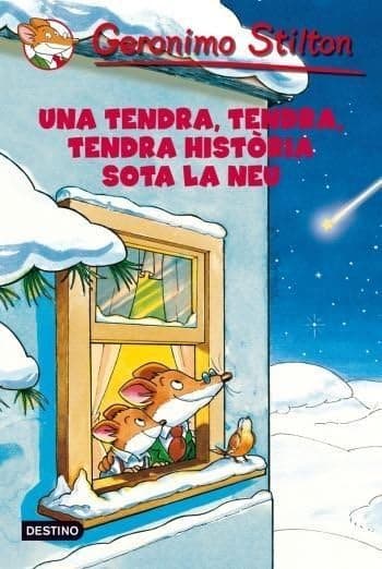 Portada de Una tendra, tendra, tendra història sota la neu (Geronimo Stilton)