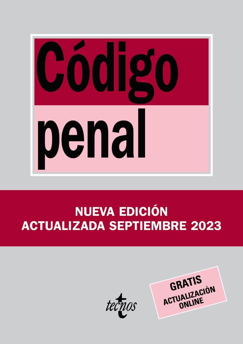 Portada de Código Penal: Ley Orgánica 10/1995, de 23 de noviembre (Derecho - Biblioteca de Textos Legales)