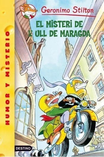 Portada de 33- El misteri de l'ull de maragda (GERONIMO STILTON. ELS GROCS)