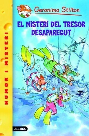 Portada de 10- El misteri del tresor desaparegut (GERONIMO STILTON. ELS GROCS)