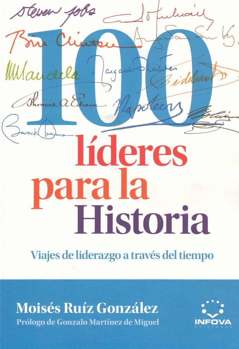 Portada de 100 Líderes Para La Historia: Viajes de liderazgo a través del tiempo (LITERATURA DE GESTION)