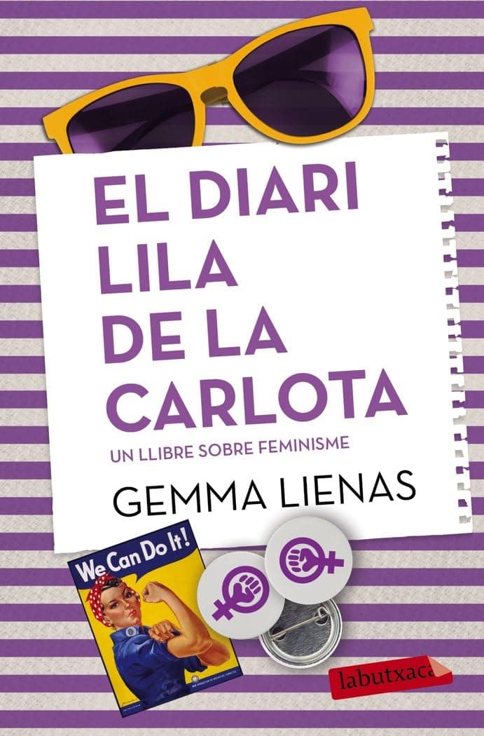 Portada de El diari lila de la Carlota: Un llibre sobre el feminisme (LABUTXACA)