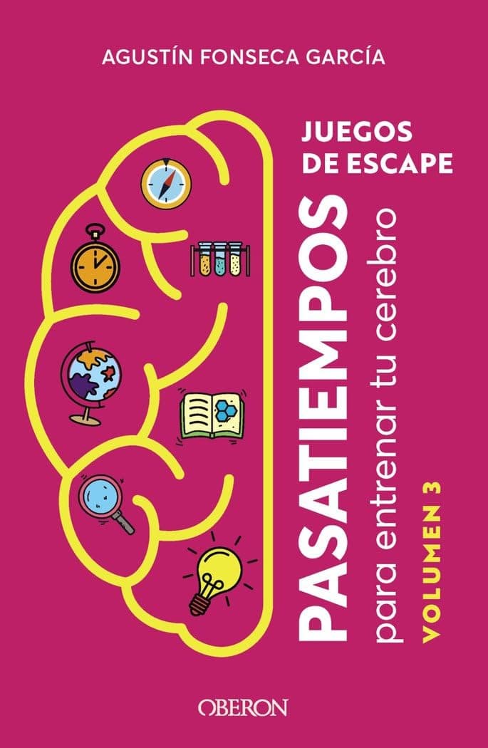 Portada de Juegos de escape. Volumen 3: Pasatiempos para entrenar tu cerebro (Libros singulares)