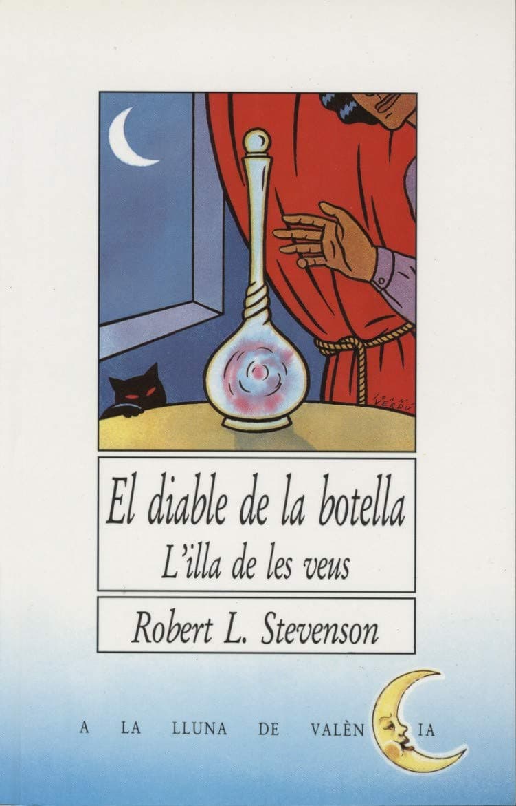 Portada de El diable de la botella. L'illa de les veus: 7 (A la lluna de València)