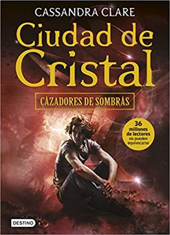 Portada de Ciudad de Cristal: Cazadores de sombras 3 (La Isla del Tiempo Plus)