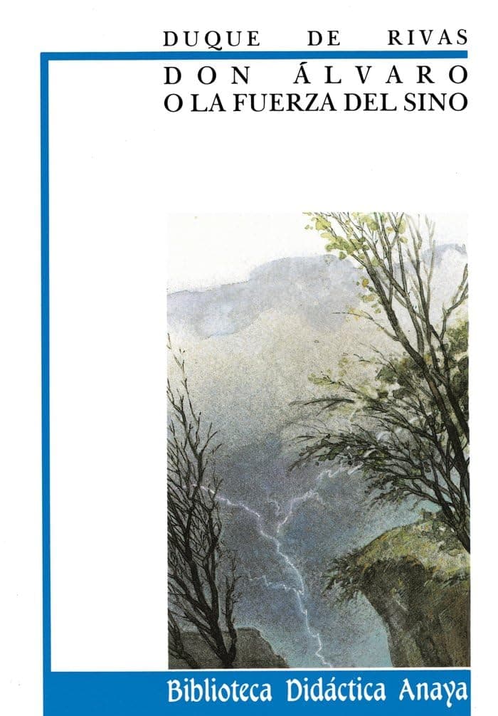 Portada de Don Álvaro o la fuerza del sino (CLÁSICOS - Biblioteca Didáctica Anaya)