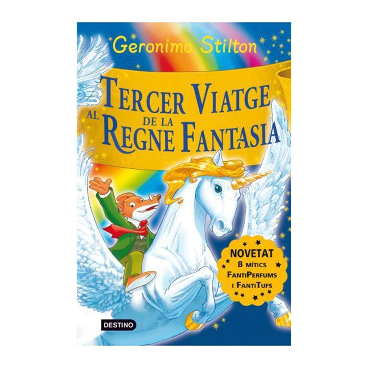 Portada de Stilton: tercer viatge al regne de la fantasía
