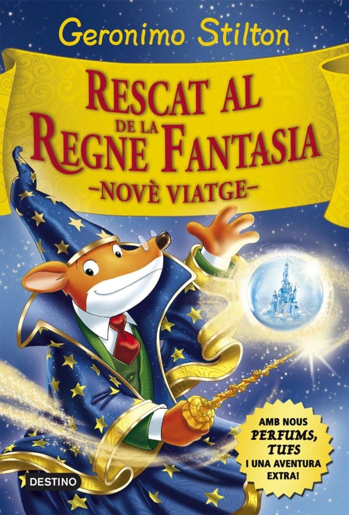 Portada de Rescat al Regne de la Fantasia: Nové viatge (GERONIMO STILTON. REGNE DE LA FANTASIA)