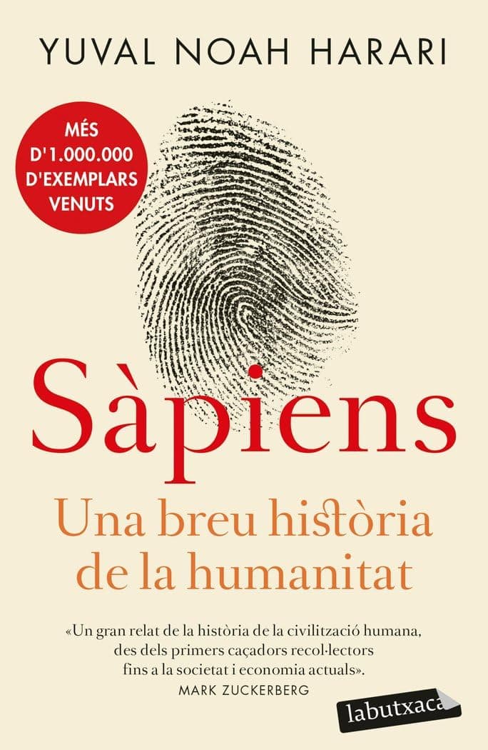 Portada de Sàpiens: Una breu història de la humanitat (LABUTXACA)