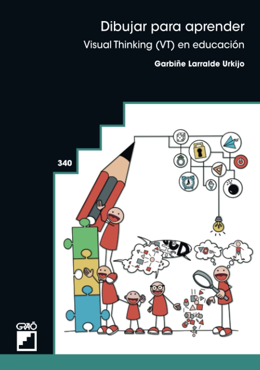 Portada de Dibujar para aprender: Visual Thinking (VT) en educación: 340 (Didáctica /Diseño y desarrollo curricular / Competencias)