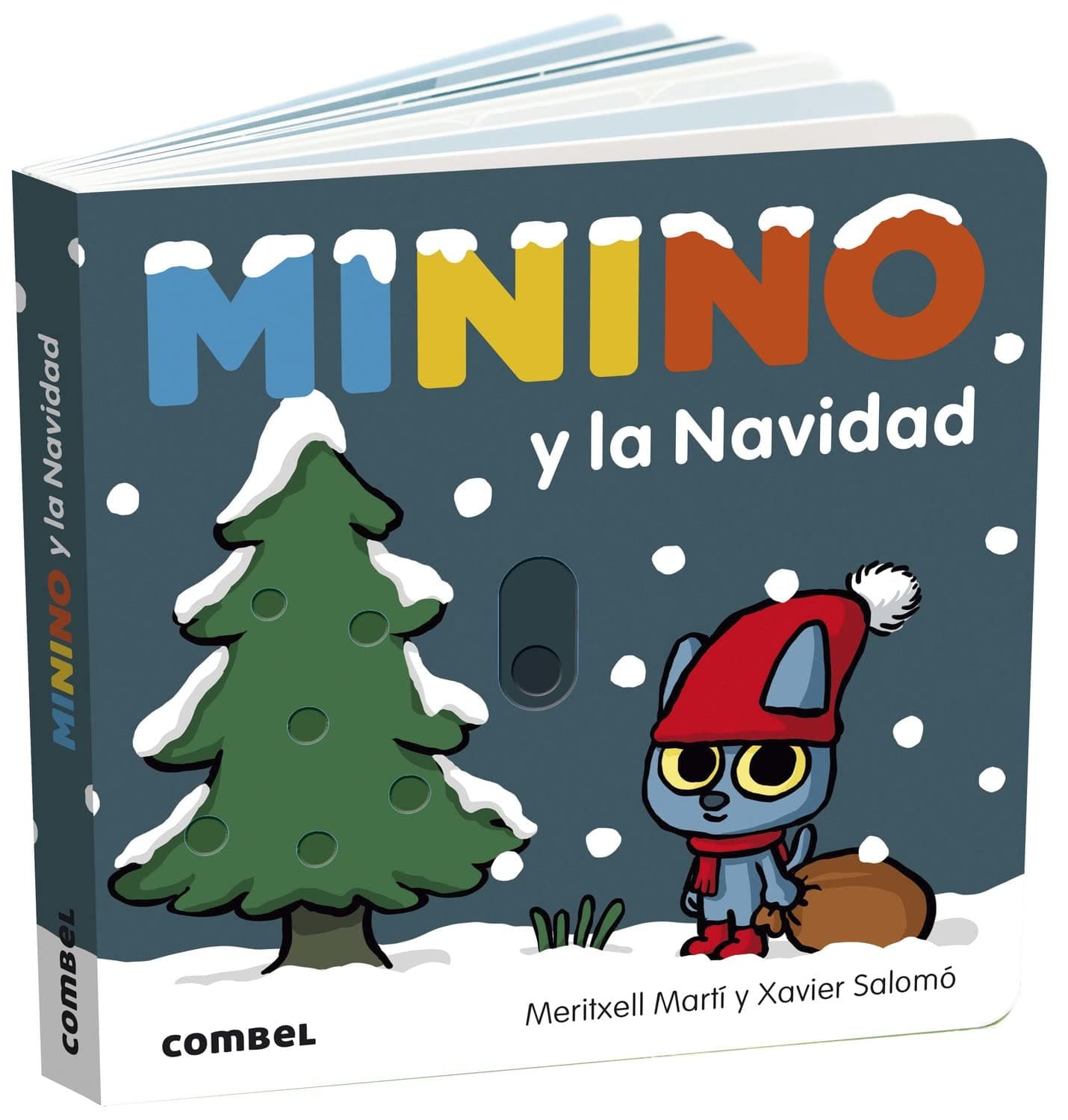Portada de Minino y la Navidad (8) – Cuento interactivo con mecanismos móviles | Descubre la magia de la Navidad con Minino: Volume 8