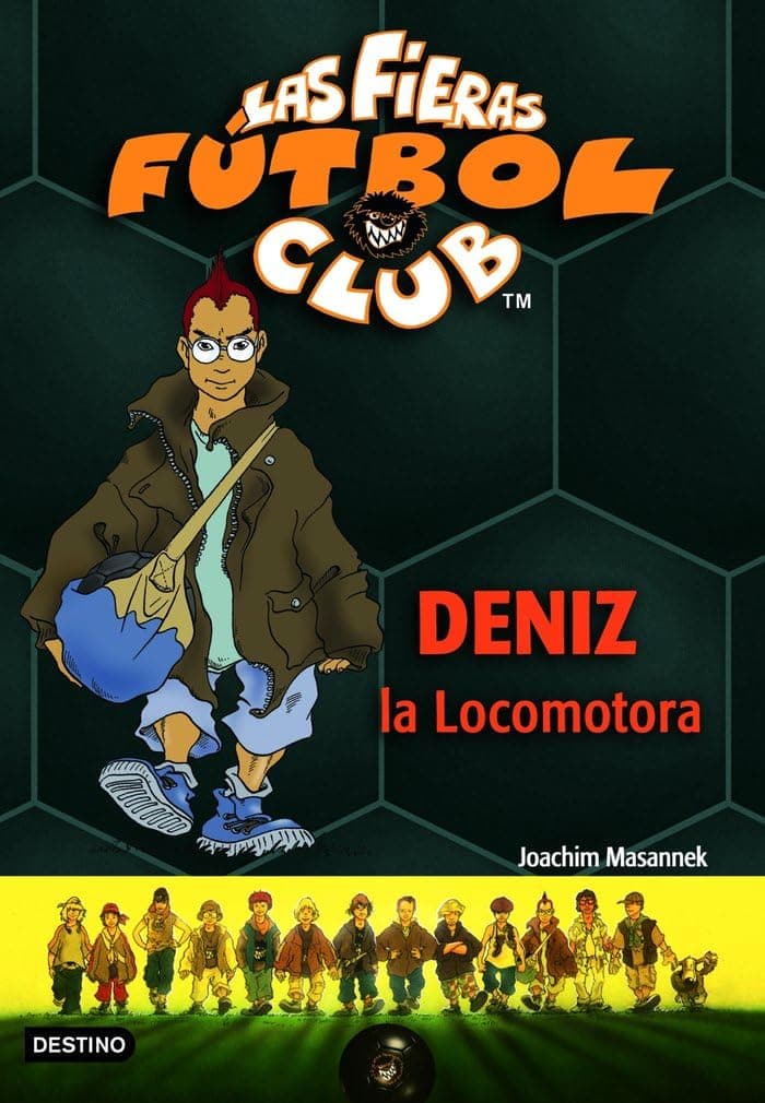 Portada de Deniz, La Locomotora: Las Fieras del Fútbol Club 5 (Las Fieras Futbol Club)