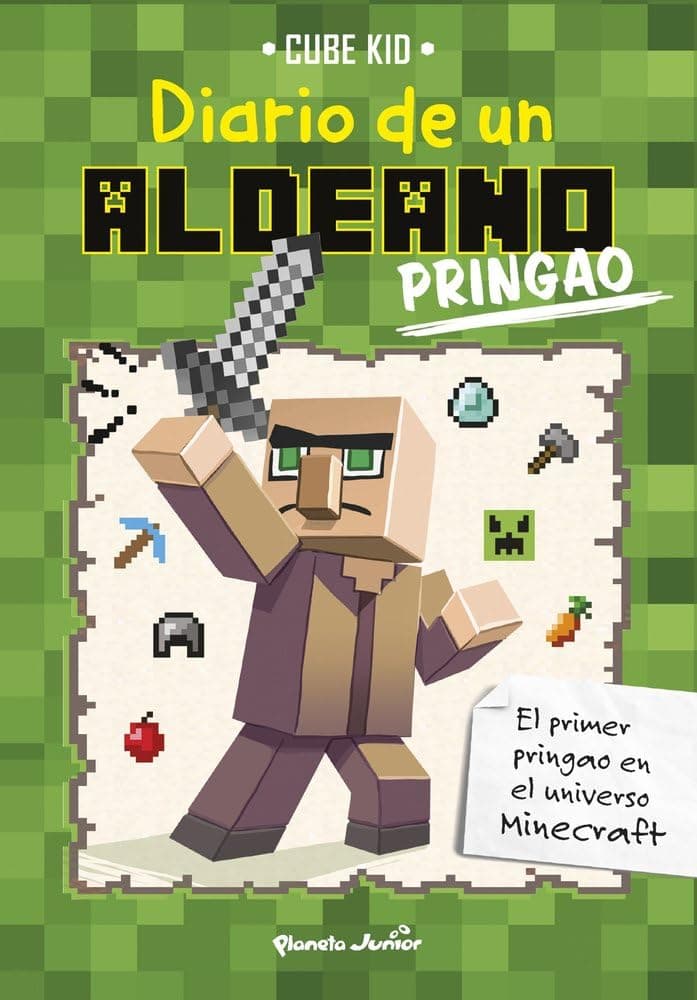 Portada de Minecraft. Diario de un aldeano pringao: Narrativa 1