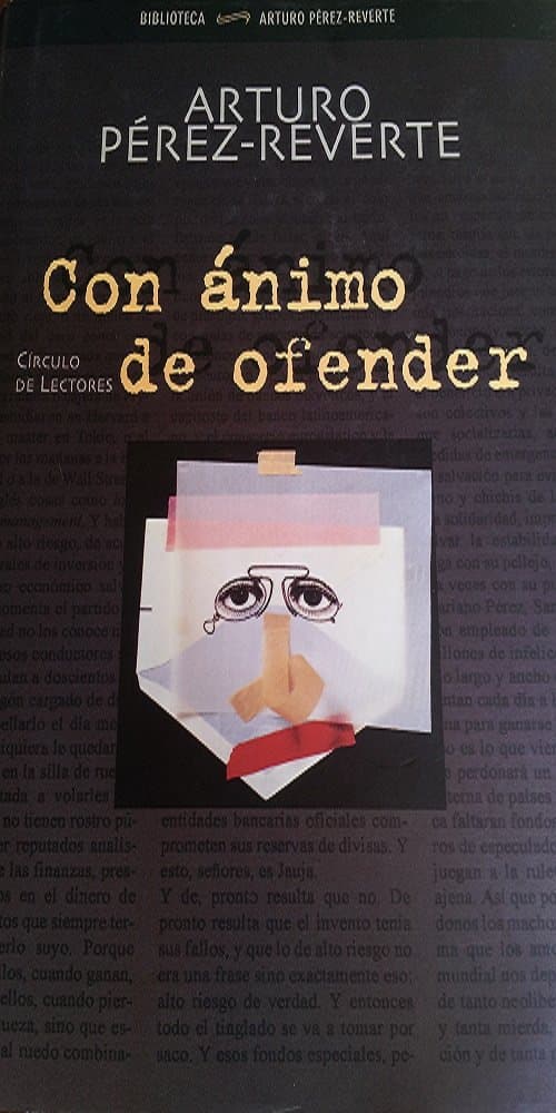 Portada de CON ANIMO DE OFENDER FG BR (FORMATO GRANDE)