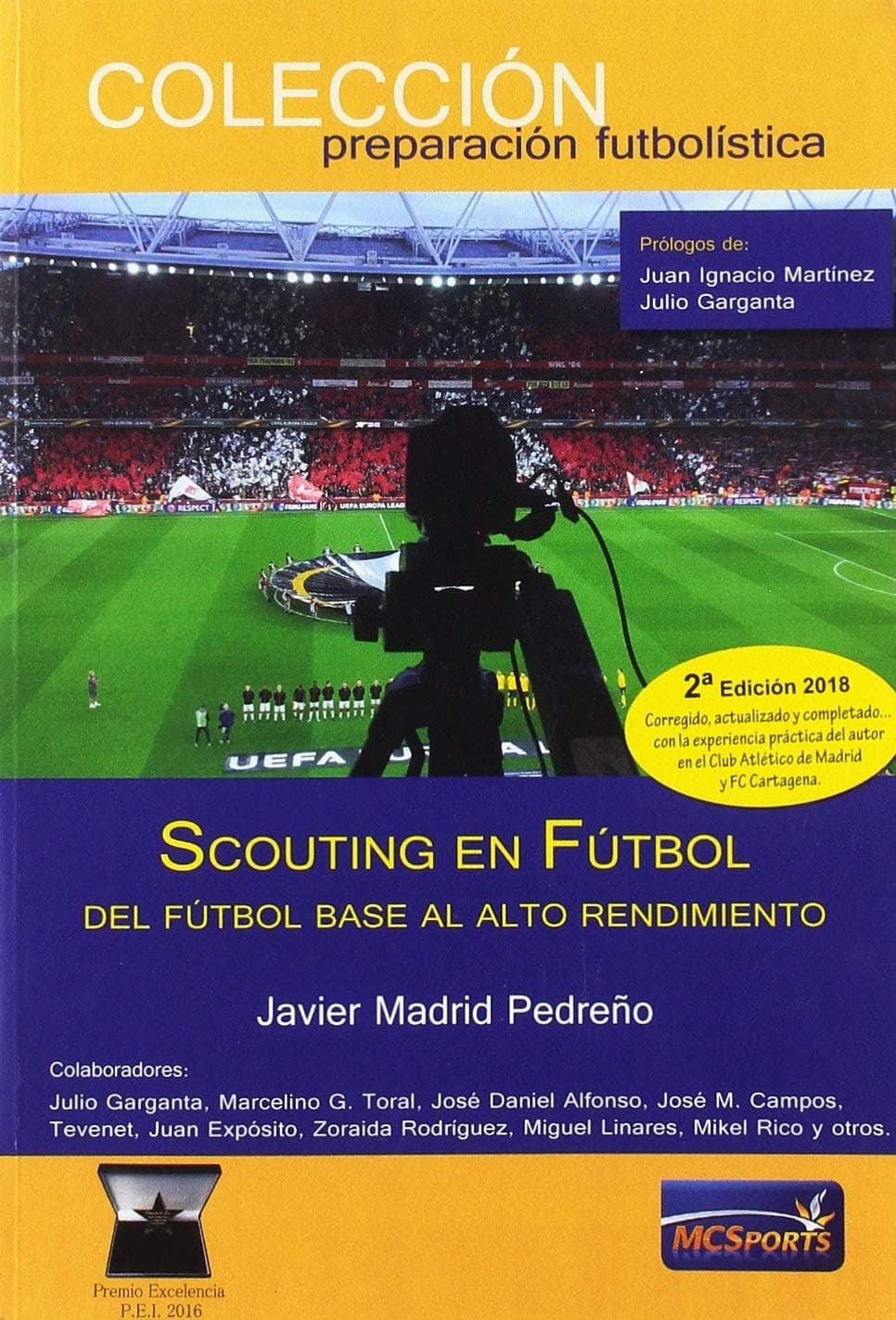 Portada de Scouting en fútbol. Del fútbol base al alto rendimiento