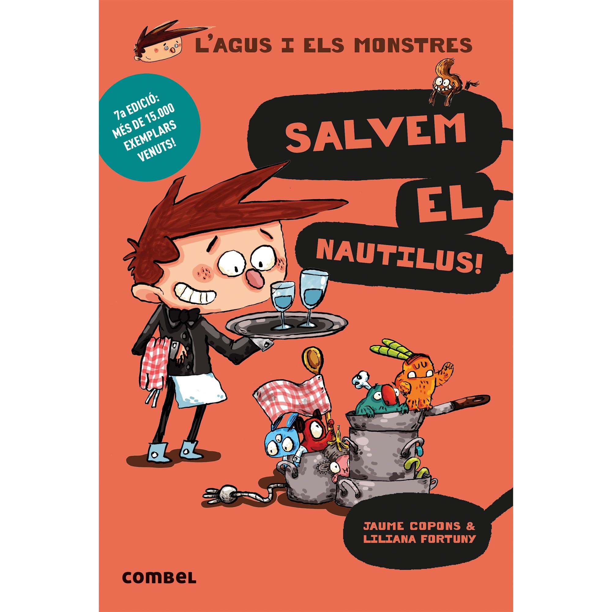 Portada de Salvem el Nautilus! (L'Agus i els Monstres 2) - Novel·la Gràfica Infantil 8+ | Exploració i Aventures