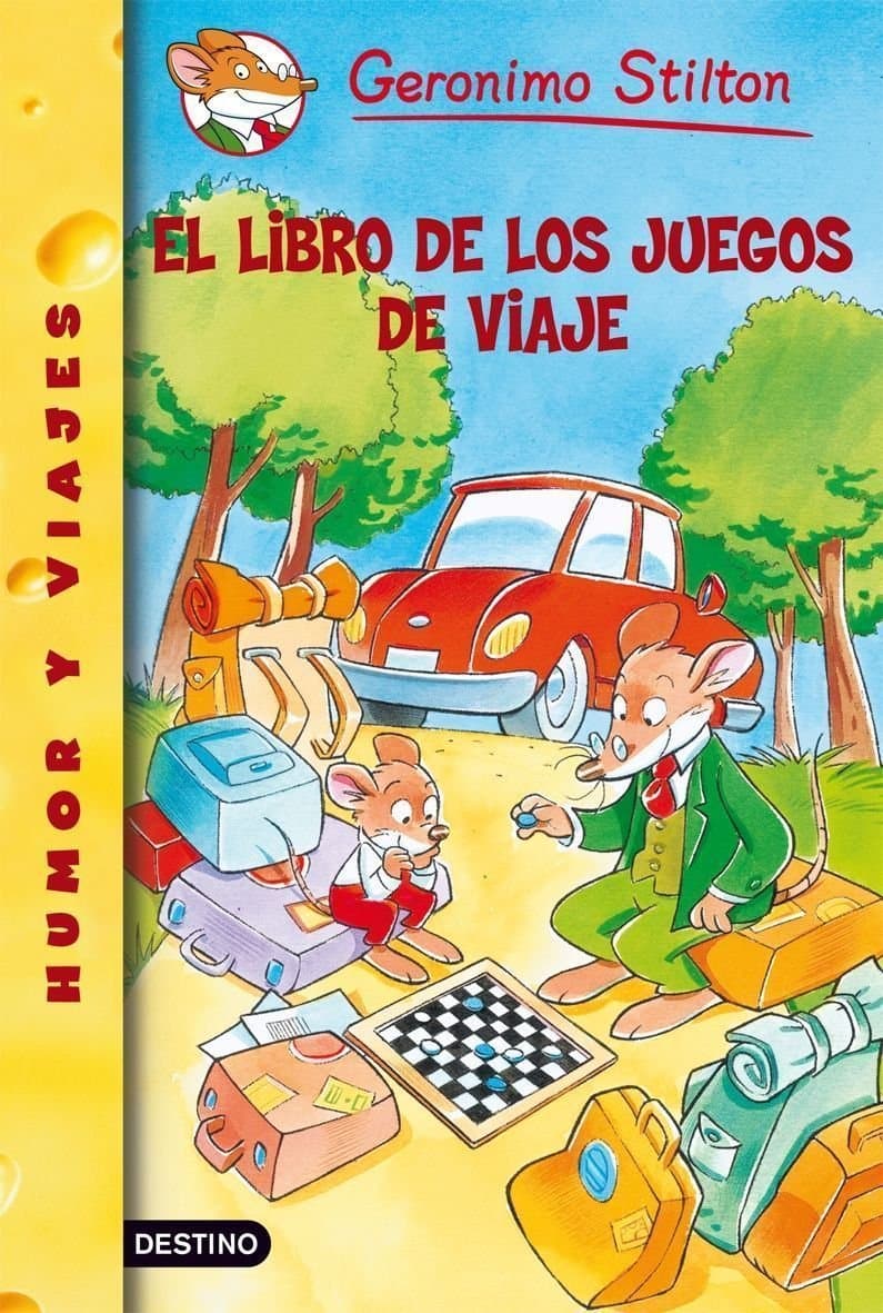 Portada de El libro de los juegos de viaje: Geronimo Stilton 34: 1