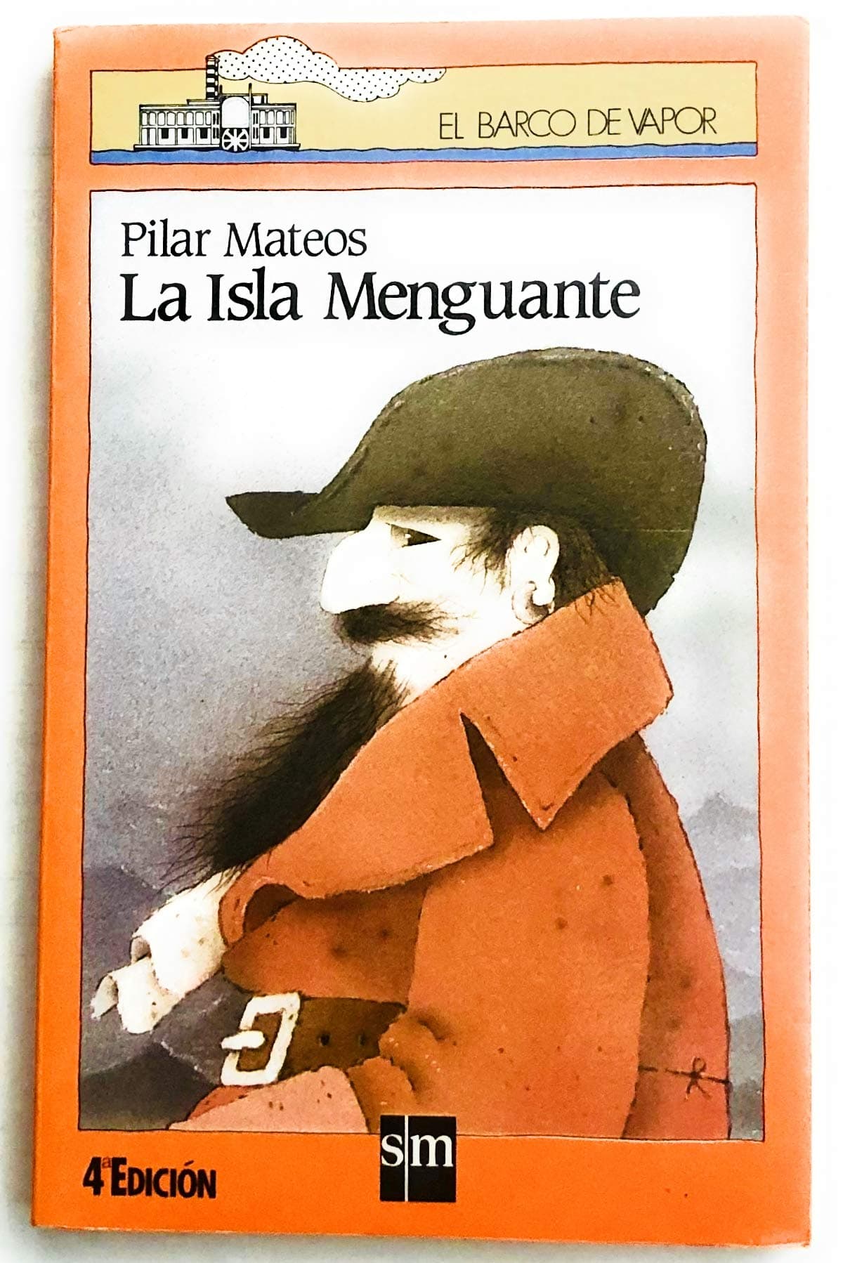 Portada de Isla menguante, la (Barco De Vapor Naranja)