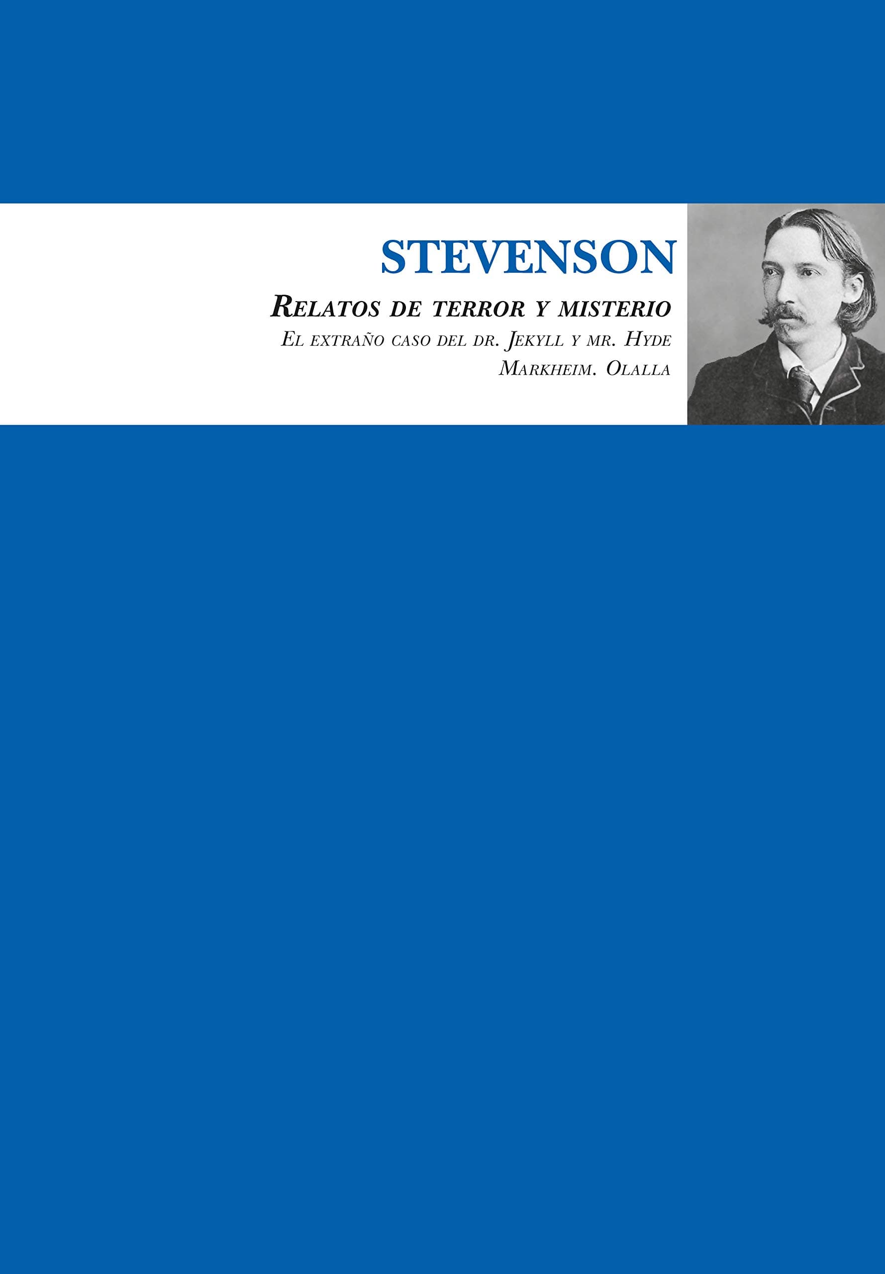 Portada de Stevenson. Relatos De Terror y Misterio (Biblioteca de Literatura Universal (BLU))