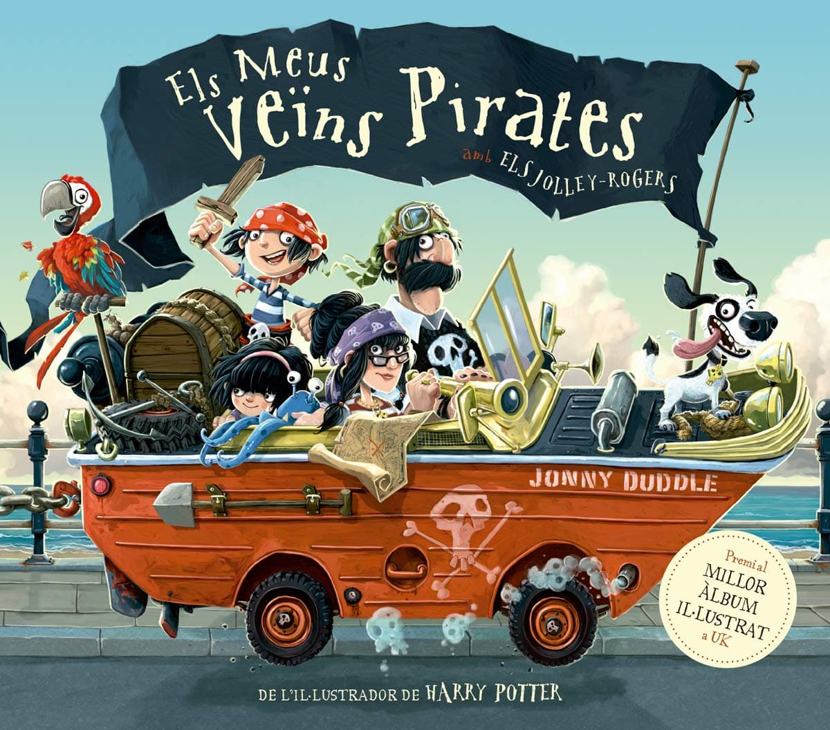 Portada de Els meus veïns pirates: Llibre infantil de pirates guanyador del premi a millor àlbum de UK: De l'il·lustrador de Harry Potter!: 4 (Àlbums Il·lustrats)