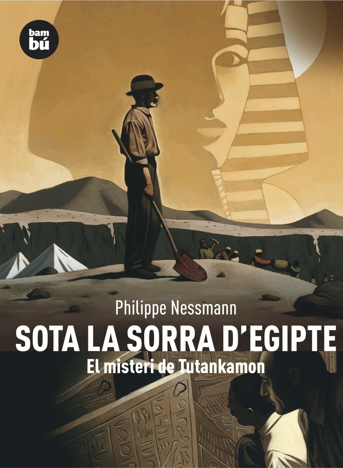 Portada de Sota la sorra d'Egipte (Descobridors)