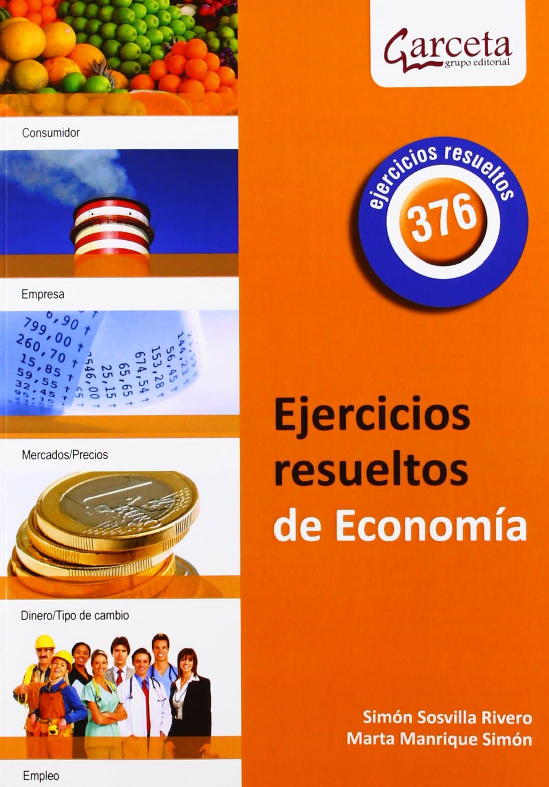 Portada de EJERCICIOS RESUELTOS DE ECONOMIA: 376 EJERCICIOS RESUELTOS (SIN COLECCION)