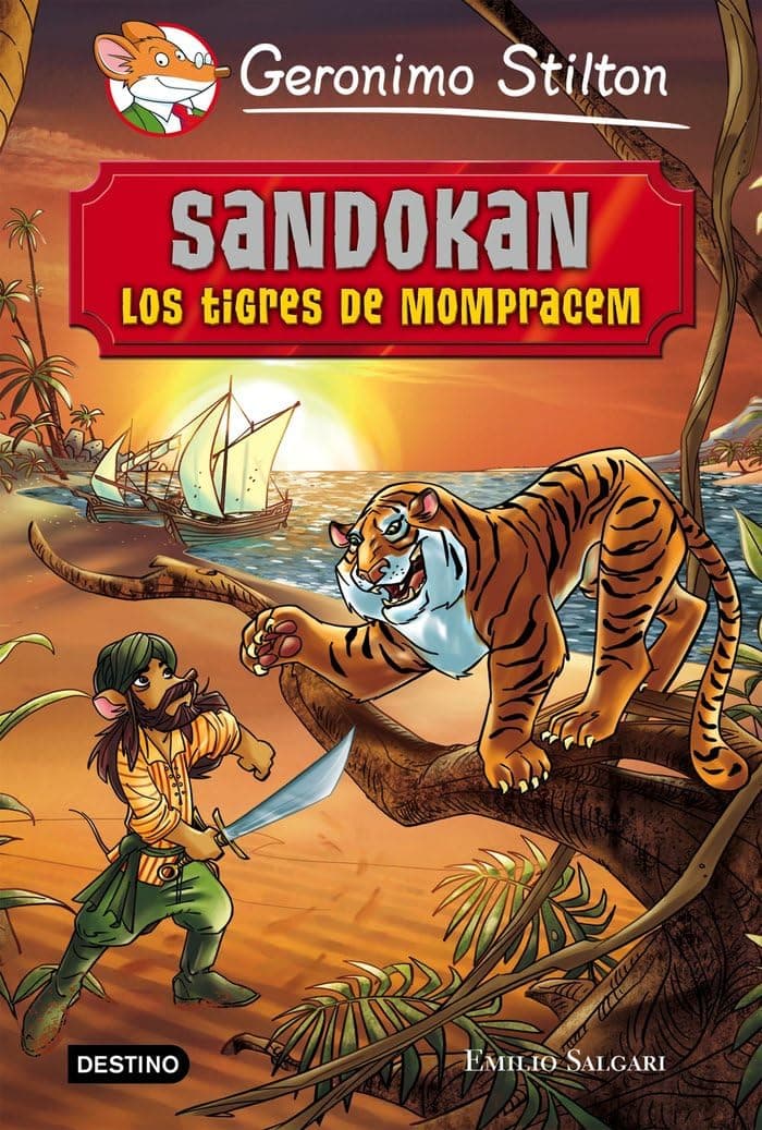 Portada de Sandokan. Los tigres de Mompracem: Grandes Historias (Geronimo Stilton)