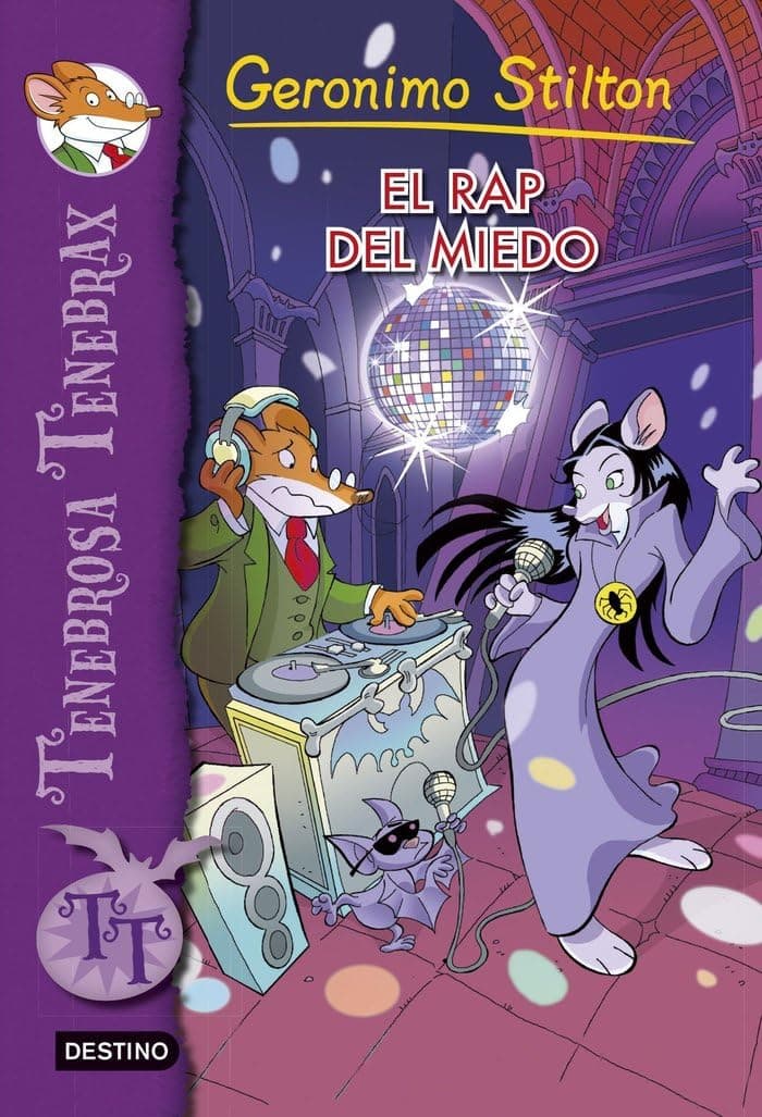 Portada de El rap del miedo: Tenebrosa Tenebrax 5 (Geronimo Stilton)