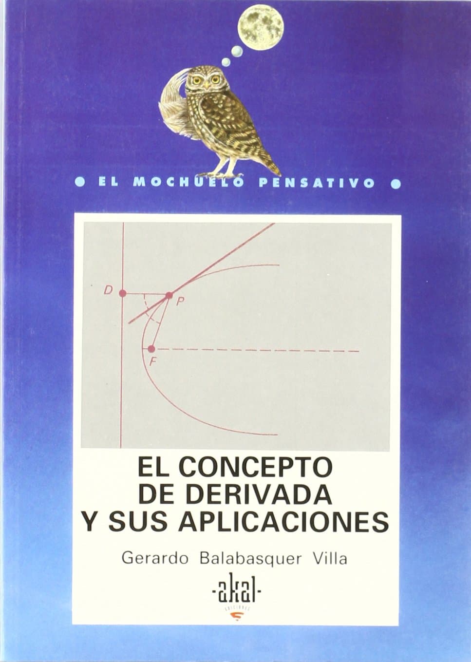 Portada de El concepto de derivada y sus aplicaciones: 8 (Mochuelo pensativo)