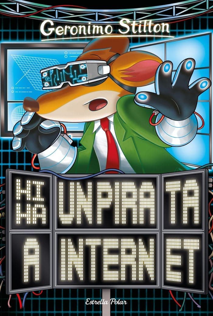 Portada de Hi ha un pirata a internet (GERONIMO STILTON. ELS GROCS)