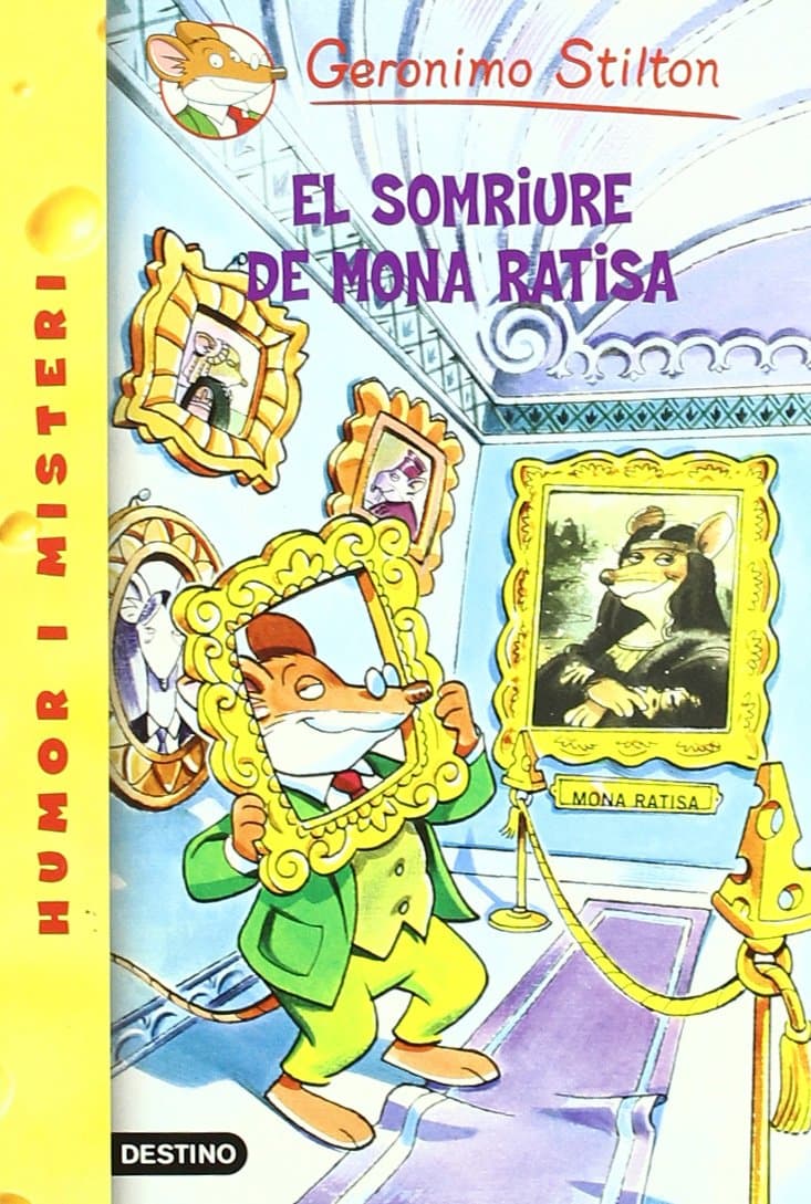 Portada de El somriure de Mona Ratisa (GERONIMO STILTON)
