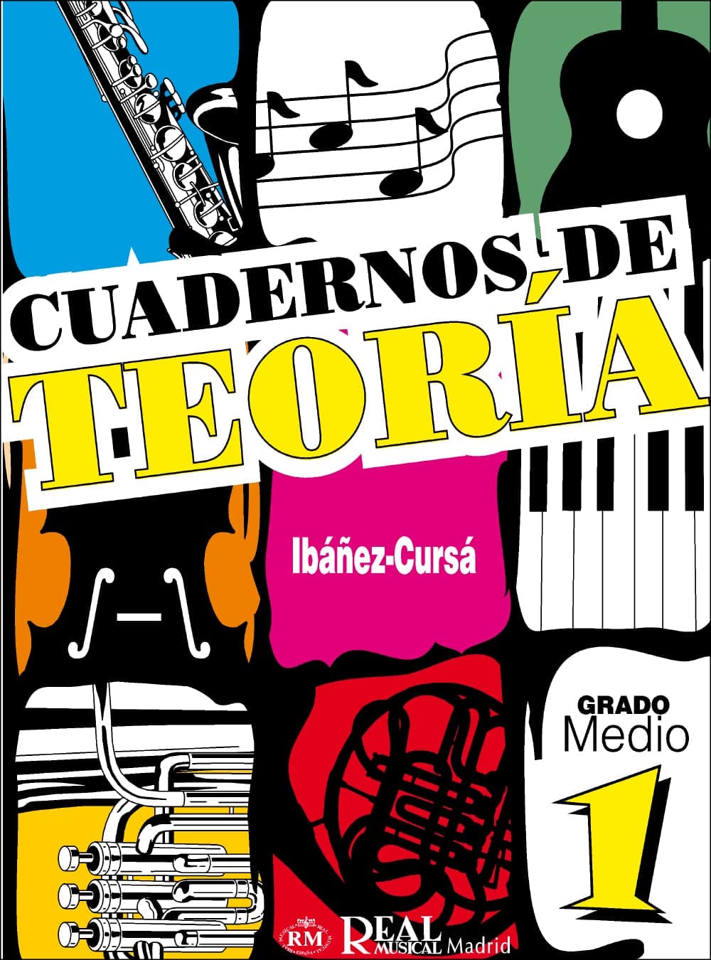Portada de Cuadernos de Teoría, Grado Medio 1 (RM Teoria de la musica)