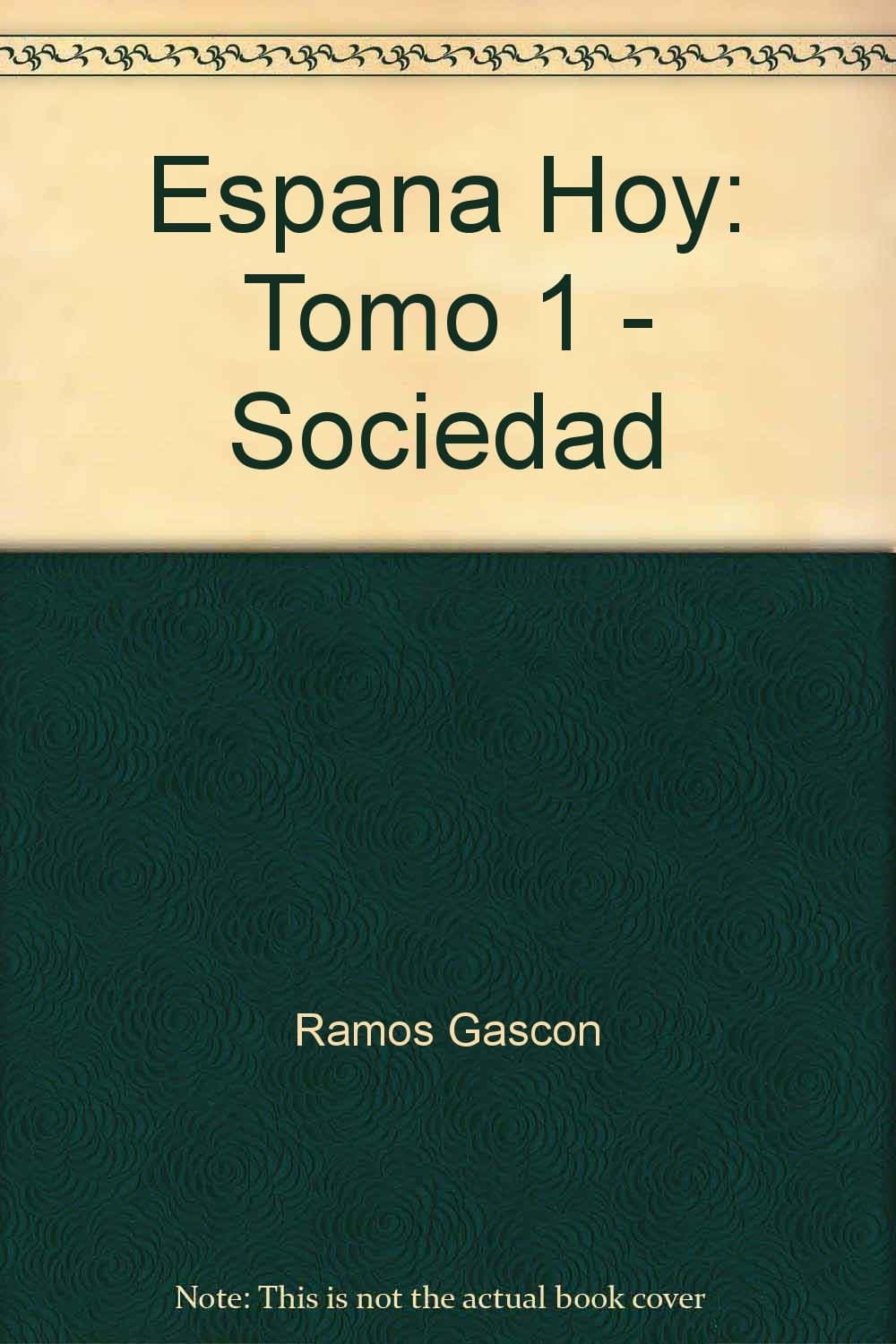 Portada de Espana Hoy: Tomo 1 - Sociedad