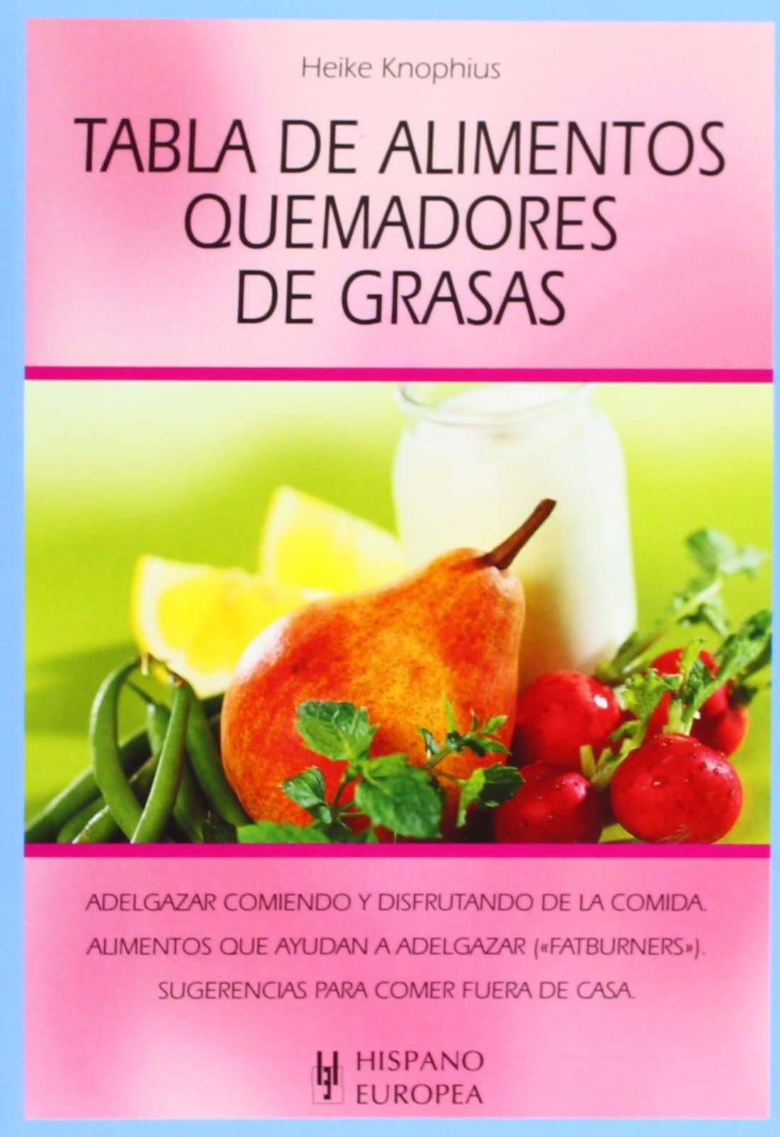 Portada de Tabla de alimentos quemadores de grasas