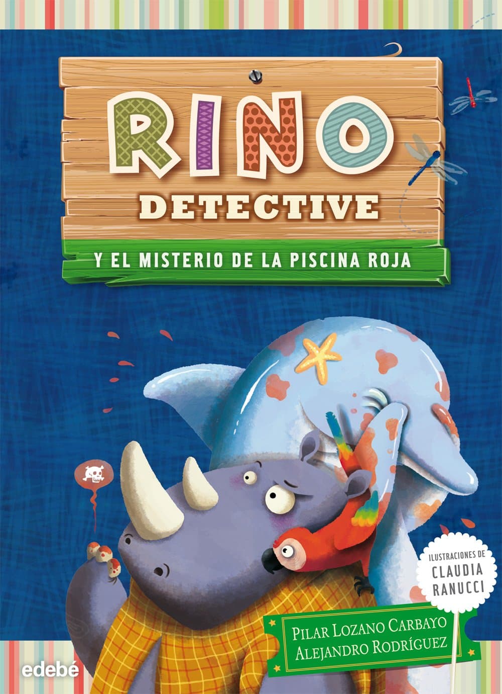Portada de RINO DETECTIVE y el misterio de la piscina roja