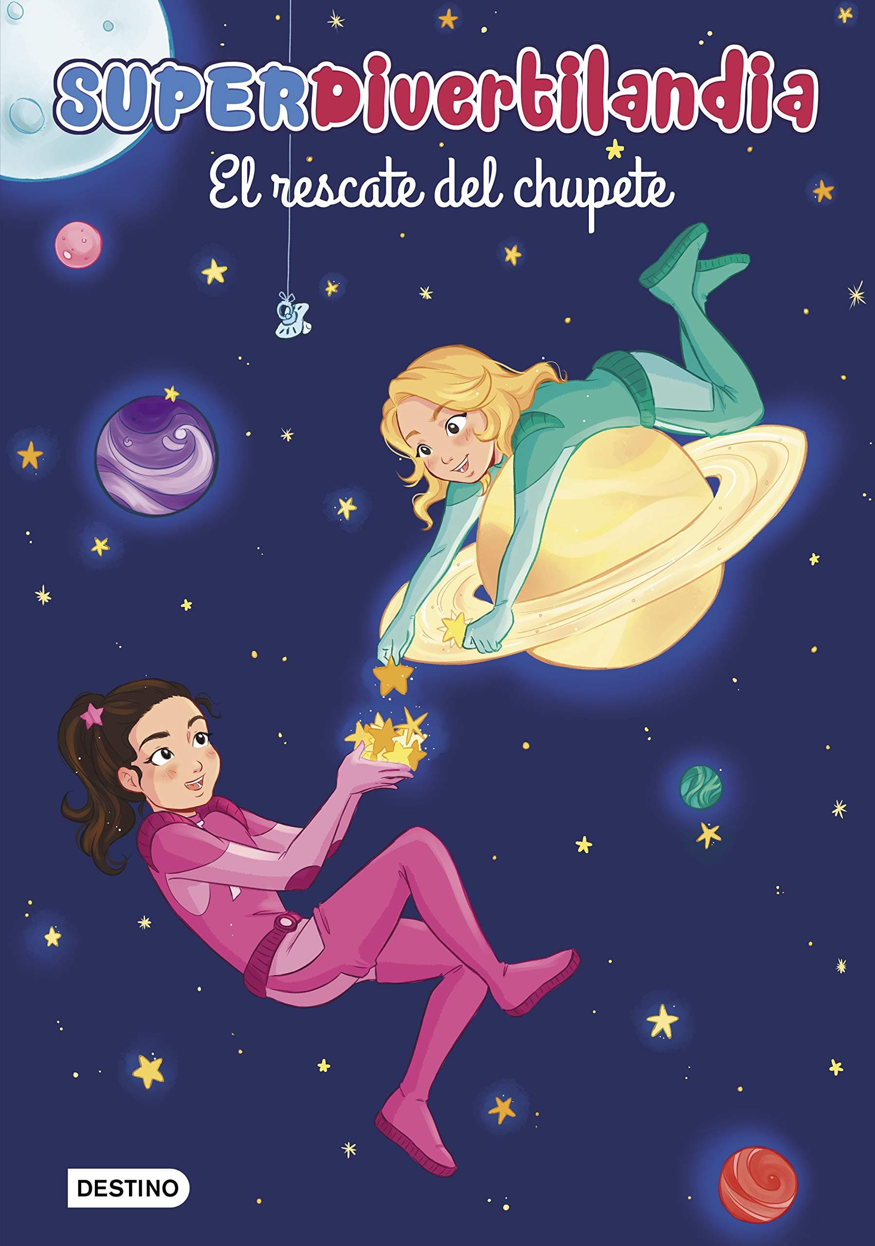 Portada de Superdivertilandia. El rescate del chupete (Jóvenes influencers)