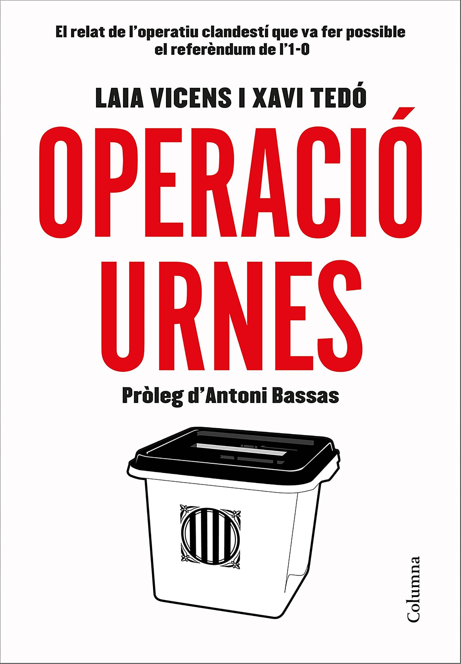 Portada de Operació Urnes (NO FICCIÓ COLUMNA)