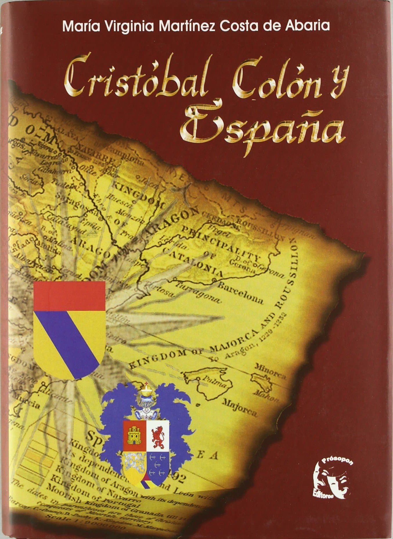 Portada de Cristobal Colón y España.