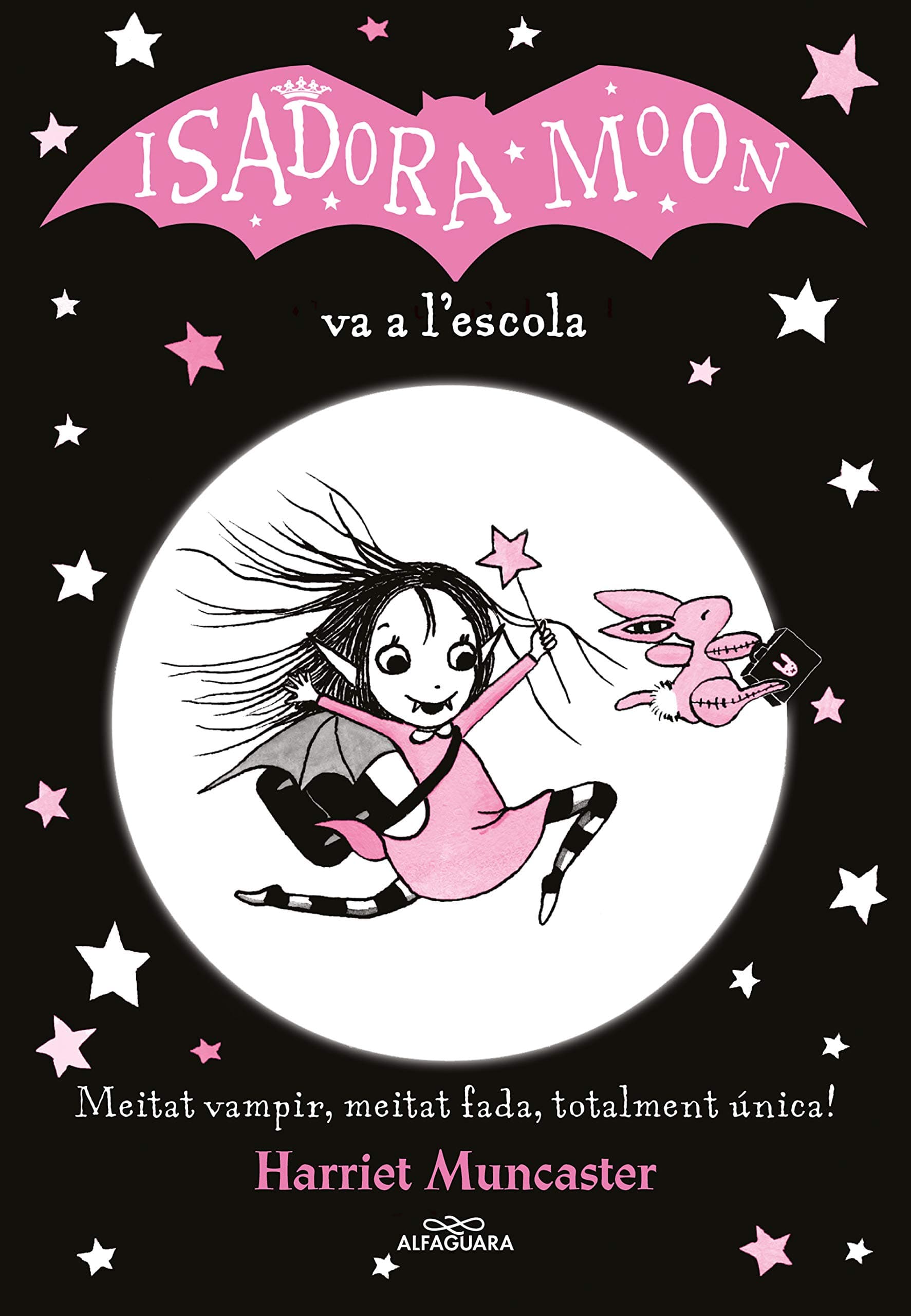 Portada de La Isadora Moon 1 - La Isadora Moon va a l'escola: Un llibre màgic amb purpurina a la coberta! (Harriet Muncaster)