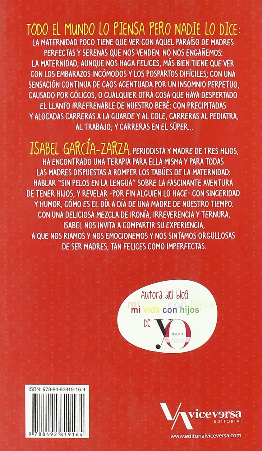 Portada de Diario de una madre imperfecta: La aventura de la maternidad contada sin pelos en la lengua (Viceversa ayer y hoy)