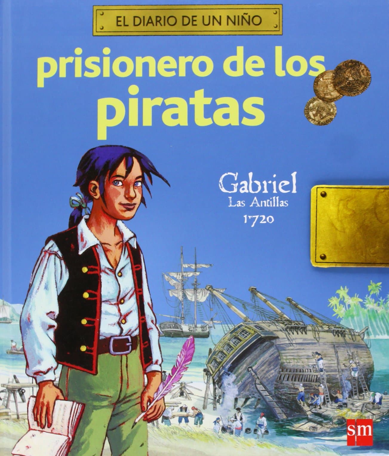 Portada de Diario de un niño prisionero de los piratas