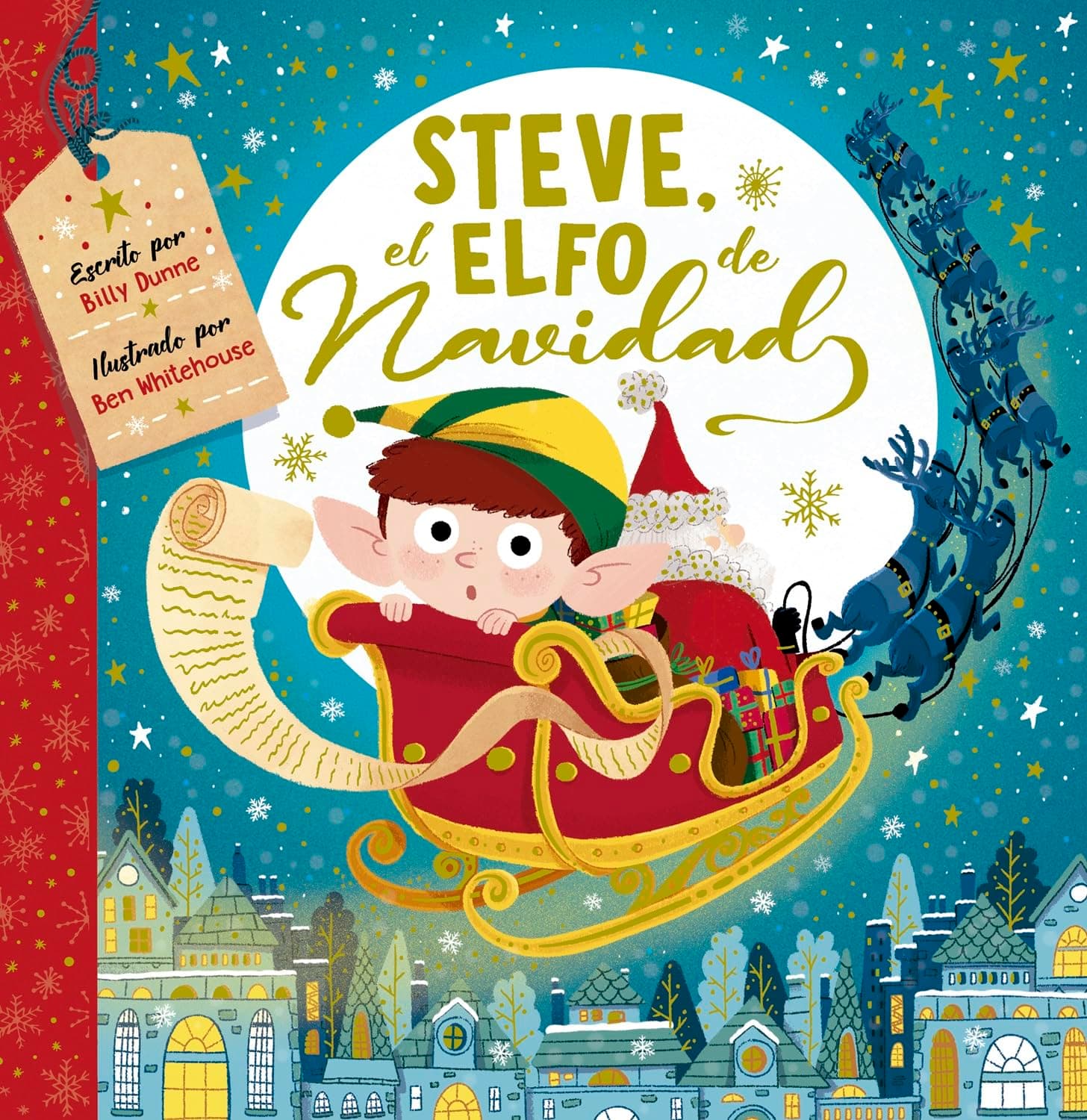 Portada de Steve, el elfo de navidad (Picarona)