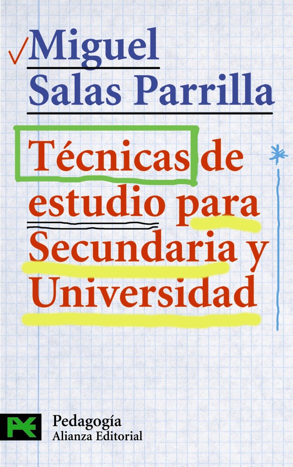 Portada de Técnicas de estudio para Secundaria y Universidad (El Libro De Bolsillo - Ciencias Sociales)