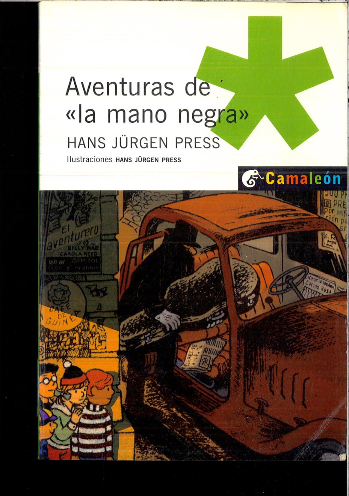 Portada de Aventuras de "La mano negra"" (Planeta & Oxford)