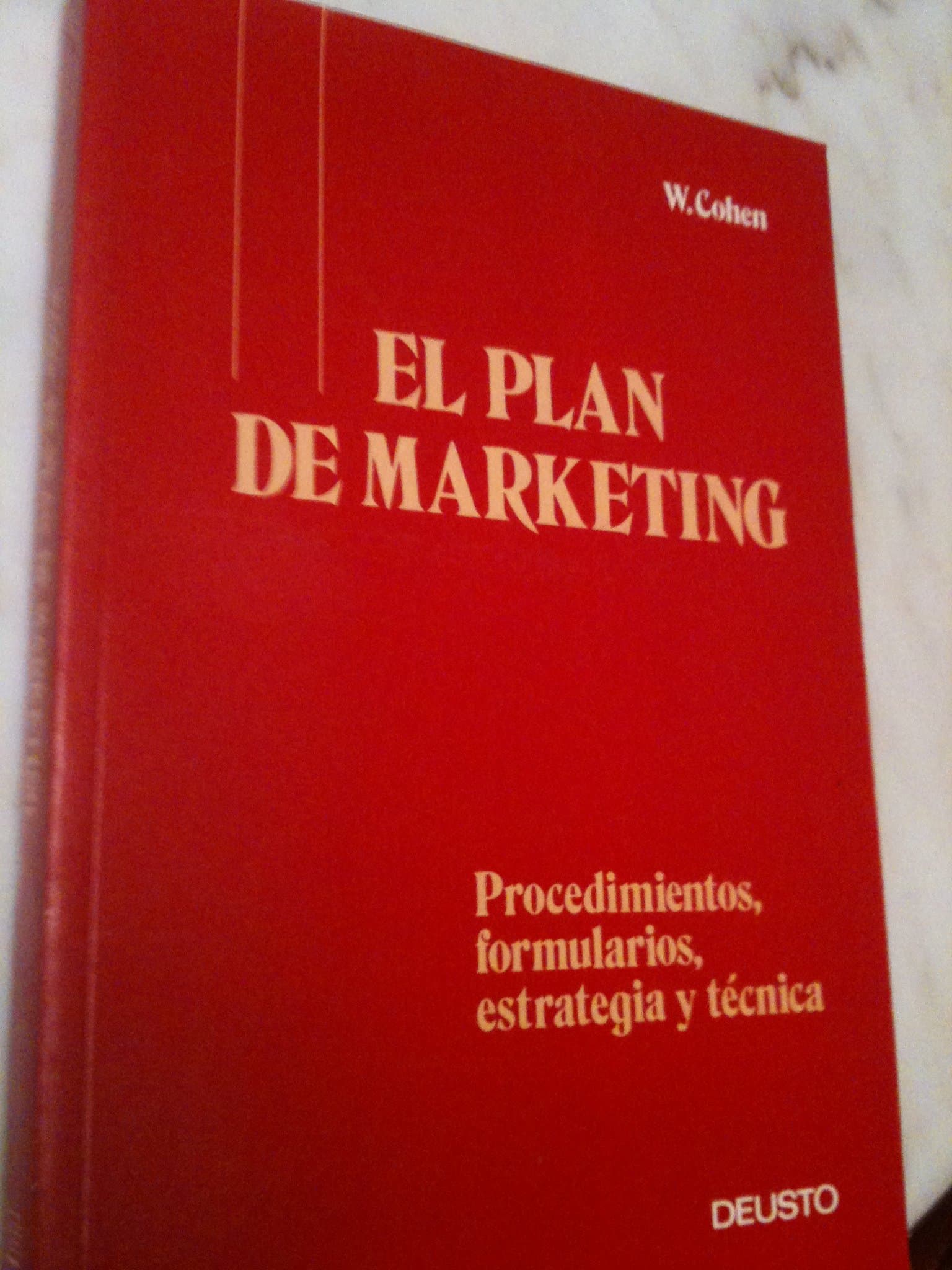 Portada de Plan de Marketing, El