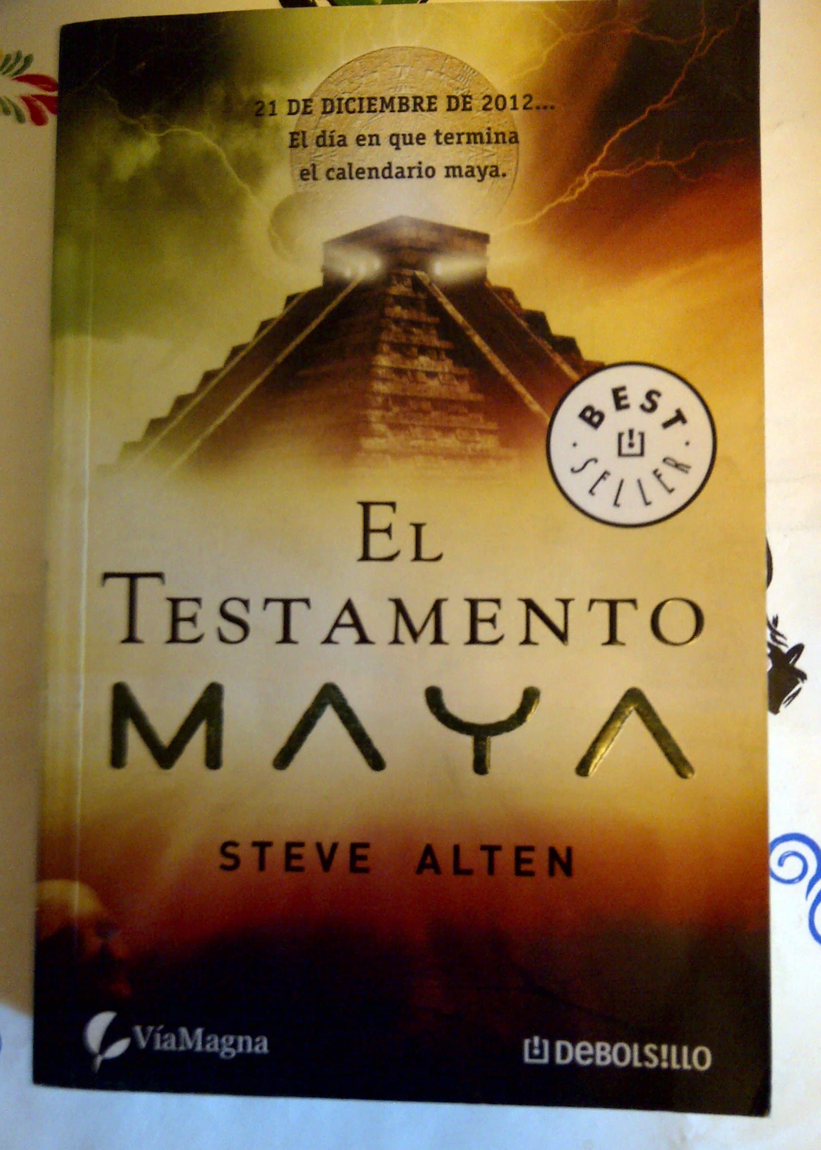 Portada de El testamento maya