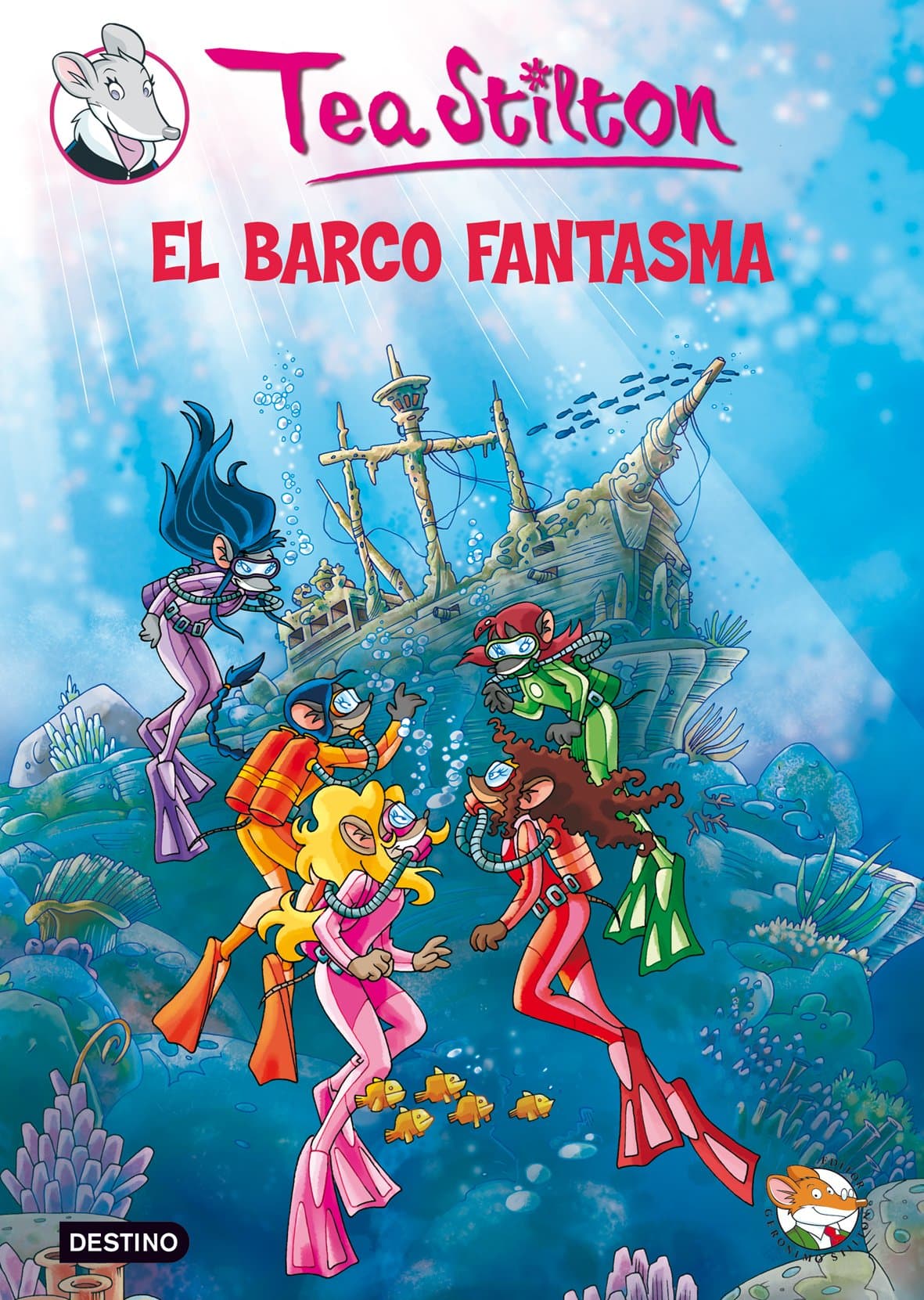 Portada de El barco fantasma: Tea Stilton 5