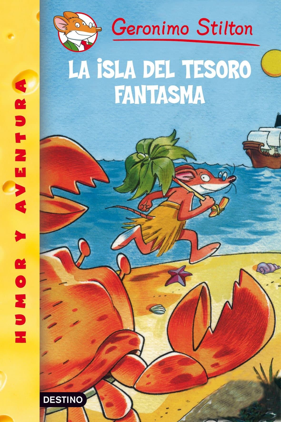 Portada de Stilton 42: la isla del tesoro fantasma